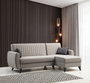 Atelier Del Sofa Sofá cama esquinero Alkon - Light Grey